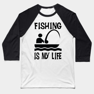 Fishing Baseball T-Shirt